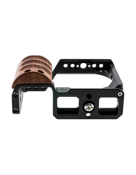 Cage Sony ZVE-10 Cameras Case 1/4, 3/8 "Black, Wood