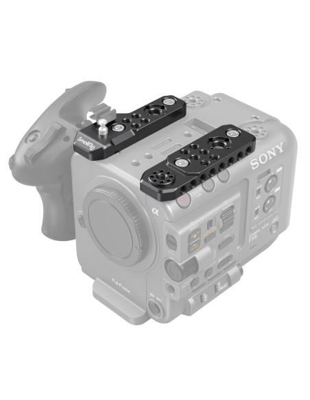 Upper plate for Sony FX6 in aluminum alloy