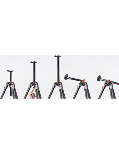 190 series kit with 3 aluminum sections with 3-way head