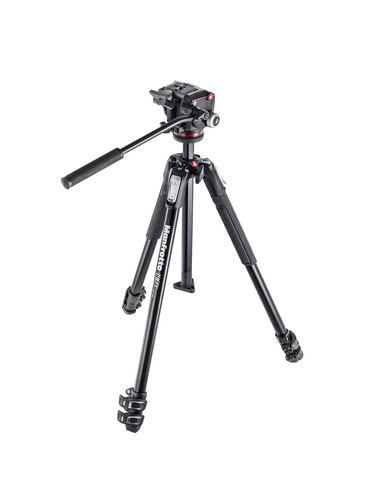 190 series kit with 3 sections, with photo / fluid video head