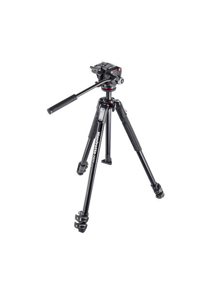 190 series kit with 3 sections, with photo / fluid video head