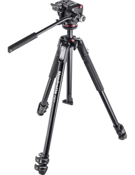190 series kit with 3 sections, with photo / fluid video head