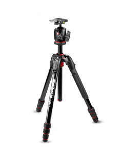 190go! Tripod kit 4 aluminum sections + ball head