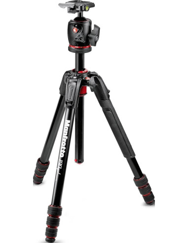 190go! Tripod kit 4 aluminum sections + ball head