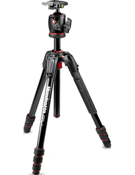 190go! Tripod kit 4 aluminum sections + ball head