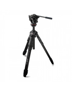 One aluminum tripod with 500x fluid head