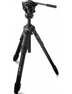 One aluminum tripod with 500x fluid head 2