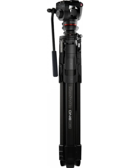 One aluminum tripod with 500x fluid head