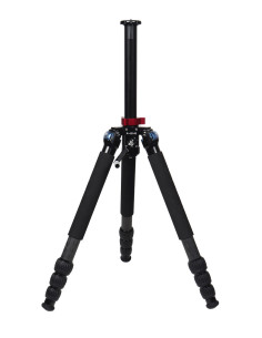 R-4214E carbon tripod with central rack rod