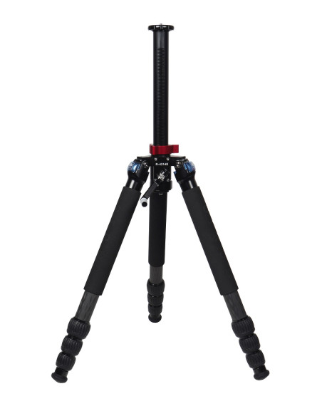 R-4214E carbon tripod with central rack rod
