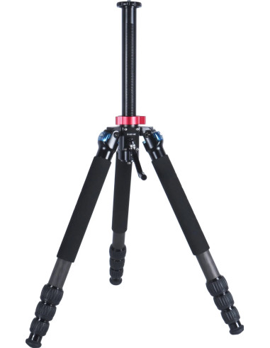 R-4214E carbon tripod with central rack rod