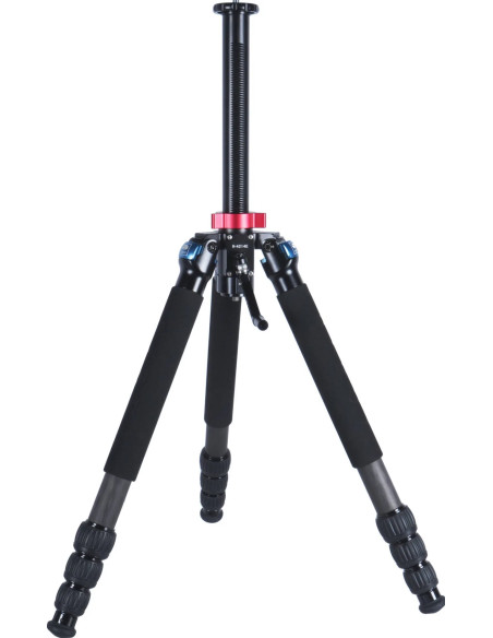 R-4214E carbon tripod with central rack rod