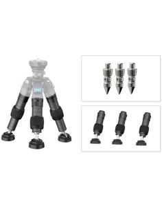 Tripod with three mini carbon tubes for SVS60 tripod