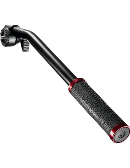 Video head with flat base with a fixed lever
