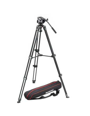 Kit 500, MVT502AM double tube telescopic tripod with transport bag