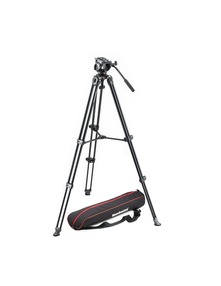 Kit 500, MVT502AM double tube telescopic tripod with transport bag
