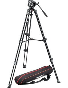 Kit 500, MVT502AM double tube telescopic tripod with transport bag 2