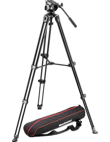 Kit 500, MVT502AM double tube telescopic tripod with transport bag