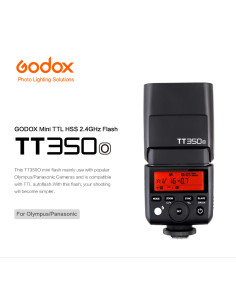 TT-350 Mini TTL HSS 2.4GHz Olympus - Panasonic