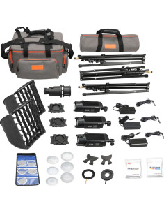 SA-D LED KIT WITH 3 S30 + ACCESSORIES 2