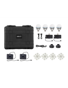 Pavo bulb kit 10c rgbww 4 pieces + accessories