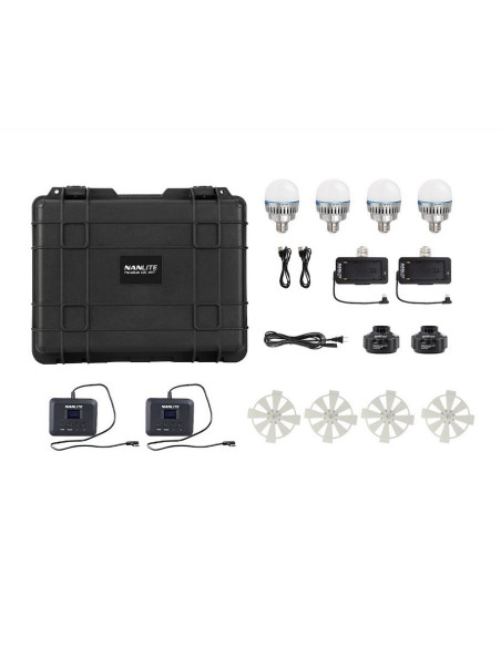 Pavo bulb kit 10c rgbww 4 pieces + accessories