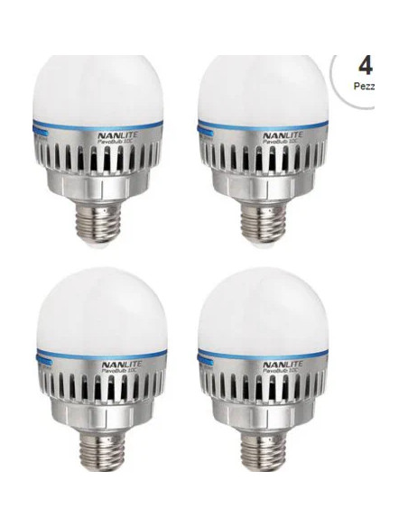 Pavo bulb kit 10c rgbww 4 pieces + accessories