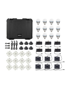 Pavo Bulb Kit 10c RGBWW 12 pieces + Accessories