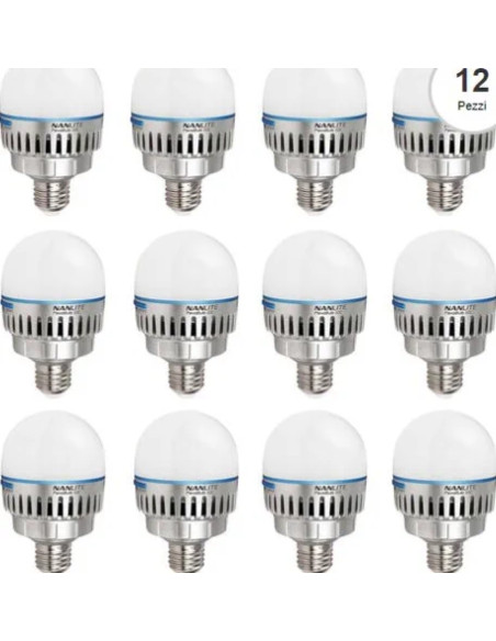 Pavo Bulb Kit 10c RGBWW 12 pieces + Accessories