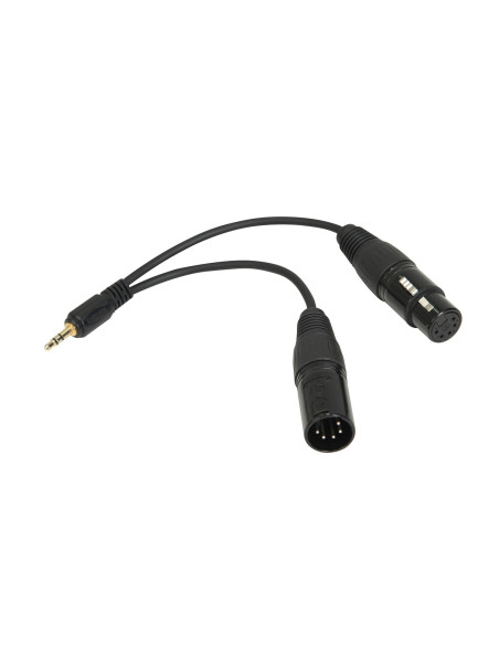CB-DMX-3.5C-1/2 Splitter cable or splitter combiners for black cable