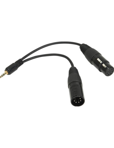 CB-DMX-3.5C-1/2 Splitter cable or splitter combiners for black cable