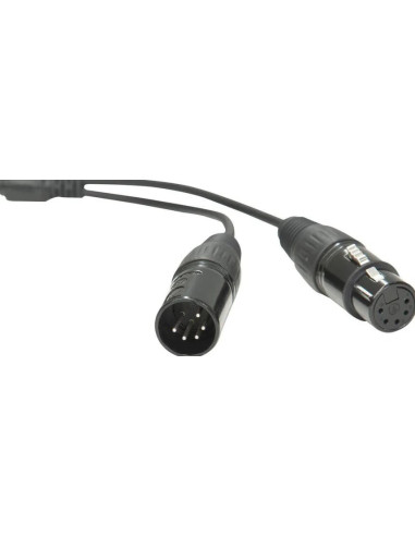 CB-DMX-3.5C-1/2 Splitter cable or splitter combiners for black cable