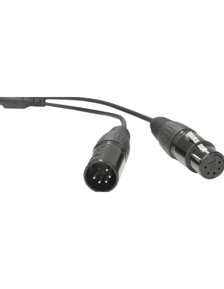 CB-DMX-3.5C-1/2 Splitter cable or splitter combiners for black cable