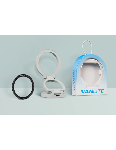 Lumo Bi-Color LED Ring Light Mint Blue