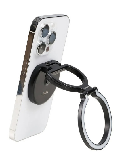 LUMO BI-COLOR LED RING LIGHT POLAR BLACK