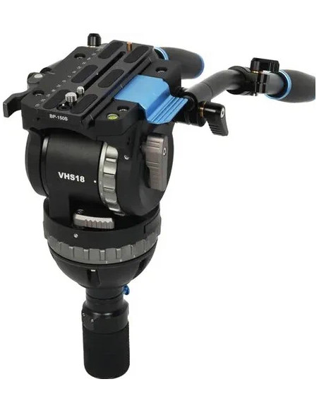 Tripod Heavy Duty SQ100 + VHS18 Professional Video Head