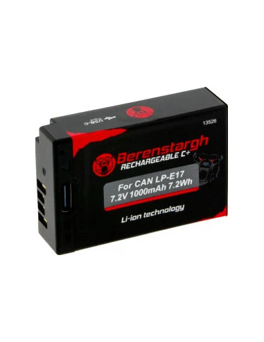 BERENSTARGH Battery With USB-C Input for CANON LPS-e17