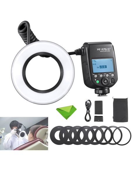 MF-R76 Sony TTL Macro ring flash