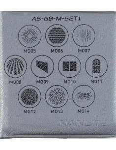Set of gobo for PJ-BM 25-45 SET1 10PZ - Size M 2