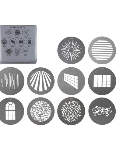 Set of gobo for PJ-BM 25-45 SET1 10PZ - Size M