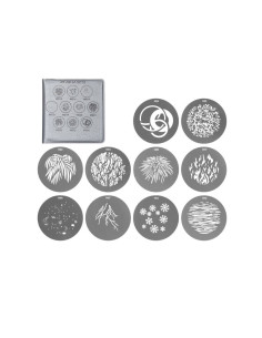 Set of Gobo for PJ-BM 25-45 SET2 10pcs - Size M