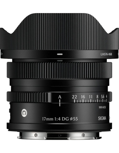 17mm f / 4 dg contemporary L-mount - black i-series