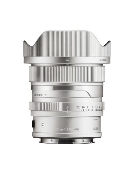 20mm f / 2 DG Contemporary L-mount - Silver i-Series