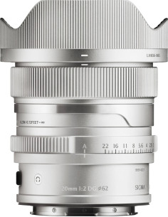 20mm f / 2 DG Contemporary L-mount - Silver i-Series 2