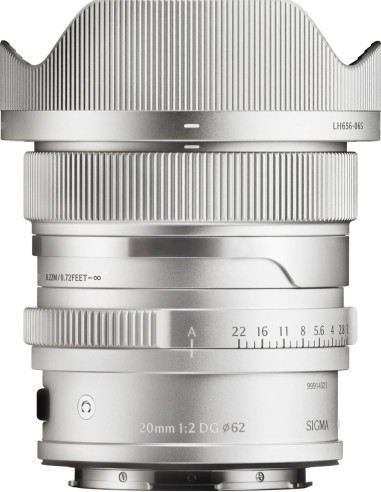 20mm f / 2 DG Contemporary L-mount - Silver i-Series