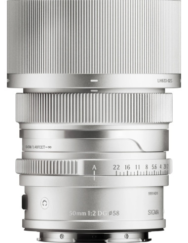 50mm f / 2 DG Contemporary L-Mount - Silver i-Series