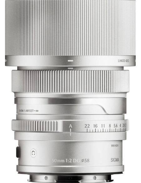 50mm f / 2 DG Contemporary L-Mount - Silver i-Series