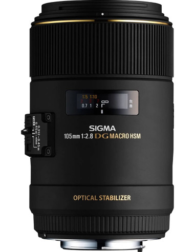 105mm f / 2.8 ex dg macro os hsm nikon stabilized