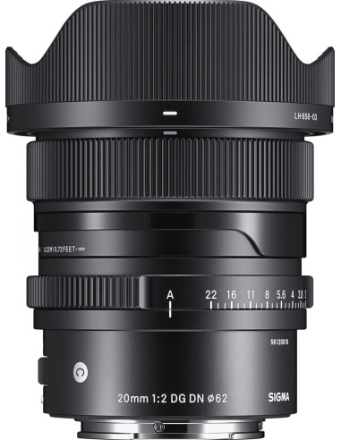 20mm f / 2 dg dn contemporary sony e-mount