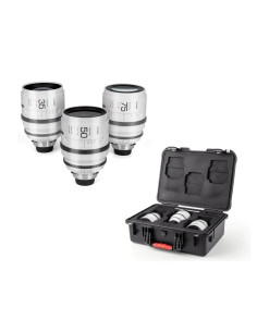 Full Frame Set of Lenses Epic Series 35 + 50 + 75mm Sony and Mount T2.0 1.33x, with suitcase